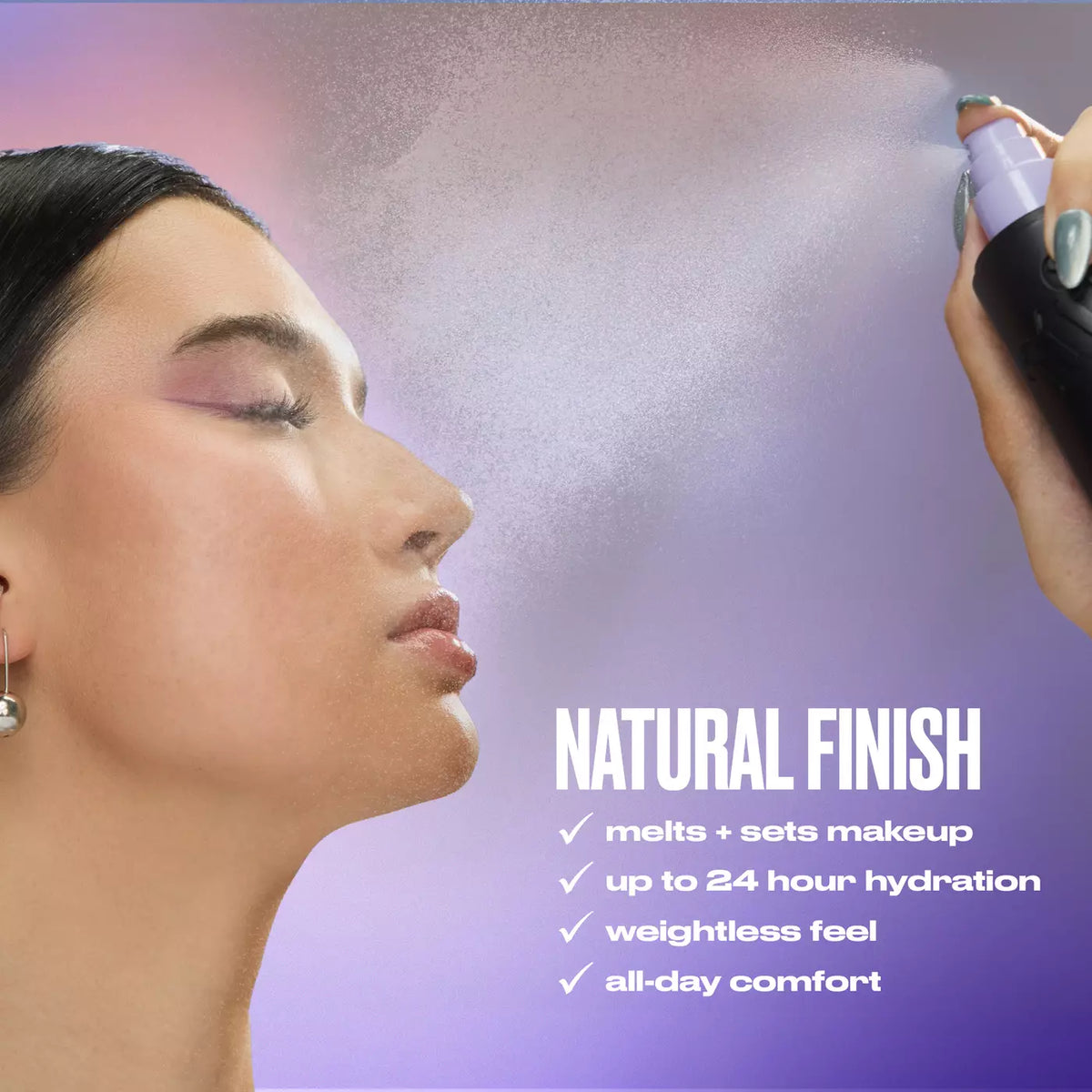 Urban Decay All Nighter Natural Finish Setting Spray – 24HR Makeup Setting Spray